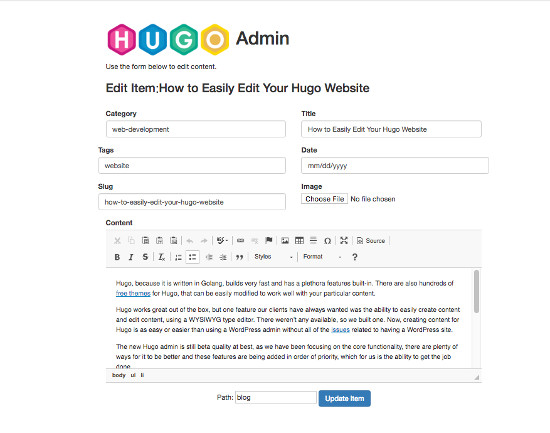 How to Easily Edit Your Hugo Website